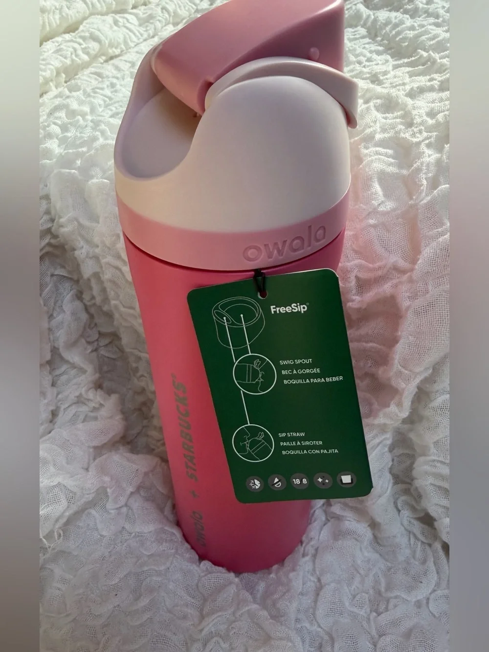 Starbucks x Owala and Starbucks Glass Cold Cup Bundle NWT